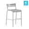 Flash Furniture Silver All-Weather Steel Bar Stool, 4PK 4-XU-CH-10318-B-SIL-GG - alternate 8